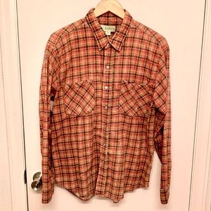 !Vintage 70’s Flannel Pearl Snap sz-M!!